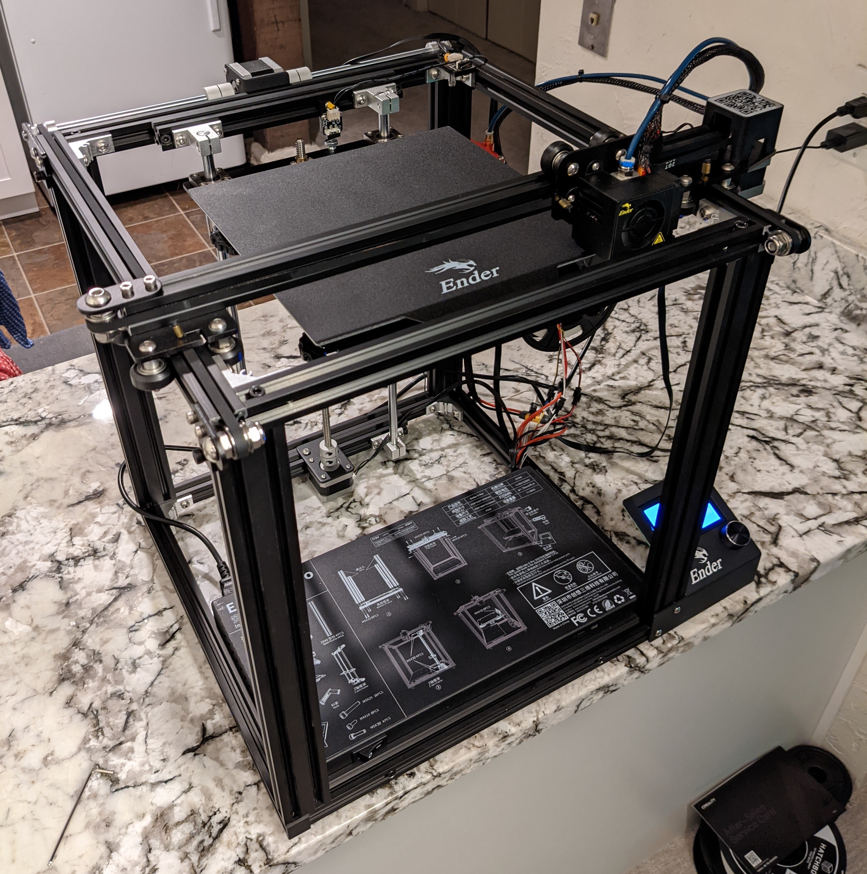 Assembled printer