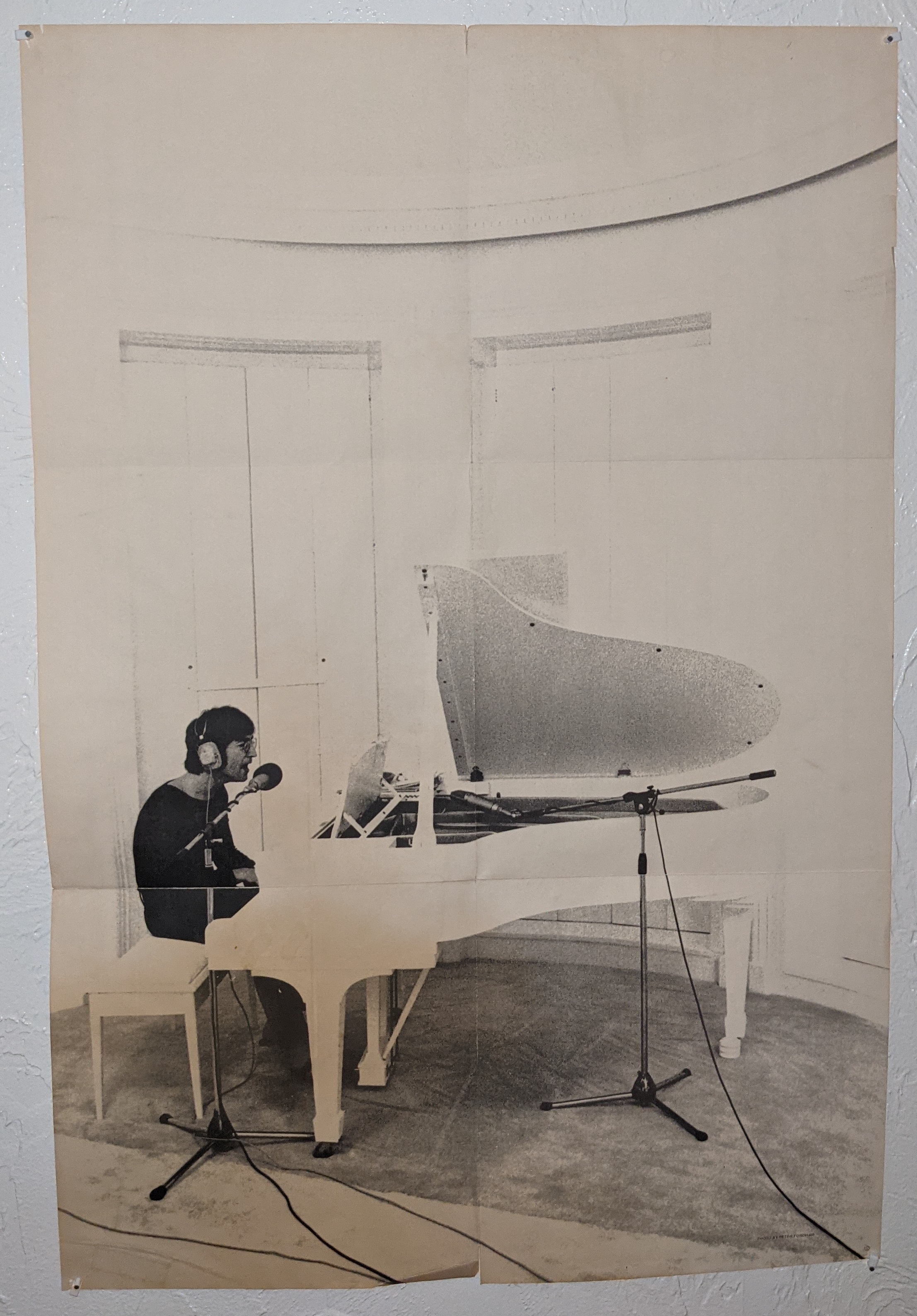 John Lennon on Piano